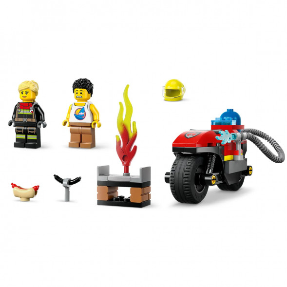 Конструктор LEGO City 60410 Пожарно-спасательный мотоцикл в Саранске