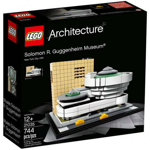 Конструктор LEGO Architecture 21035 Музей Соломона Гуггенхайма в Саранске
