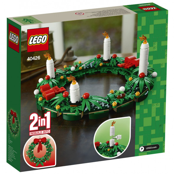 Конструктор LEGO 40426 Сувенирный набор «Рождественский венок» 2 в 1 в Саранске
