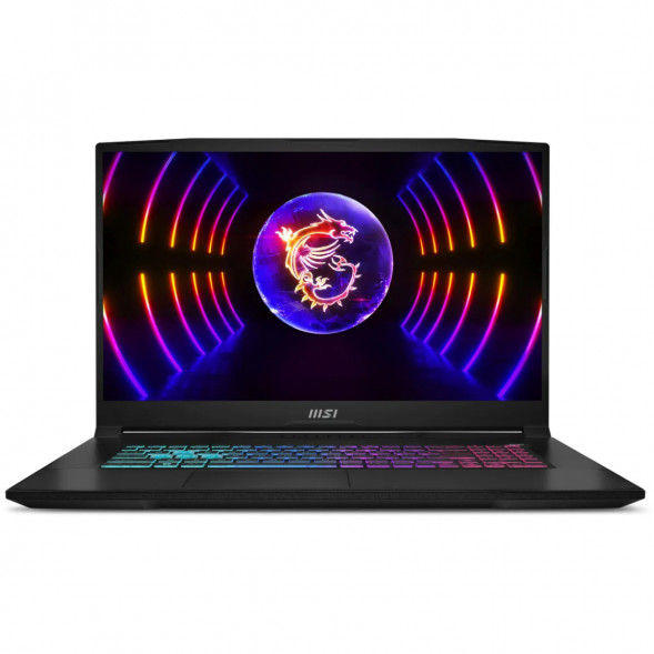 Ноутбук MSI Katana 17 B13VEK-1624XRUY (17.3&amp;quot;, IPS, Intel Core i5 13420H 2.1ГГц, 8 ядер, 16ГБ DDR5, 512ГБ SSD, NVIDIA GeForce RTX 4050 - 6 ГБ, без ОС), черный в Саранске