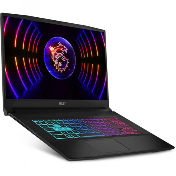 Ноутбук MSI Katana 17 B13VEK-1624XRUY (17.3&amp;quot;, IPS, Intel Core i5 13420H 2.1ГГц, 8 ядер, 16ГБ DDR5, 512ГБ SSD, NVIDIA GeForce RTX 4050 - 6 ГБ, без ОС), черный в Саранске