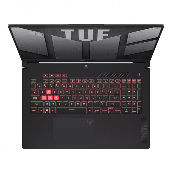 Ноутбук ASUS TUF Gaming A17 FA707NUG-HX156 (17.3&amp;quot;, IPS, 6 ядер, AMD Ryzen 7 7445HS 3.2 ГГц, 16 ГБ DDR5, SSD 512 ГБ, NVIDIA GeForce RTX 4050 - 6 ГБ, без ОС), черный в Саранске