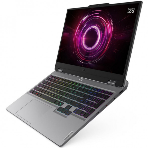Ноутбук Lenovo LOQ 15AHP10 (83JG003DPB) (15.6&amp;quot;,  IPS, AMD Ryzen 5 220, 6 ядер, 16 ГБ DDR5, SSD 512 ГБ, NVIDIA GeForce RTX 5050 - 8 ГБ, без ОС), серый в Саранске