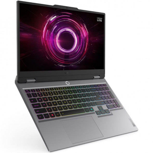 Ноутбук Lenovo LOQ 15AHP10 (83JG003DPB) (15.6&amp;quot;,  IPS, AMD Ryzen 5 220, 6 ядер, 16 ГБ DDR5, SSD 512 ГБ, NVIDIA GeForce RTX 5050 - 8 ГБ, без ОС), серый в Саранске