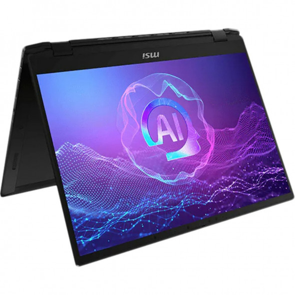 Ноутбук трансформер MSI Summit Pro 16 AI A2HVETG-085RU (16&amp;quot;, IPS, Intel Core Ultra 7 255H 2ГГц, 16 ядер, 32ГБ LPDDR5, 1ТБ SSD, NVIDIA GeForce RTX 4050 - 6 ГБ, Windows 11 Pro), черный в Саранске