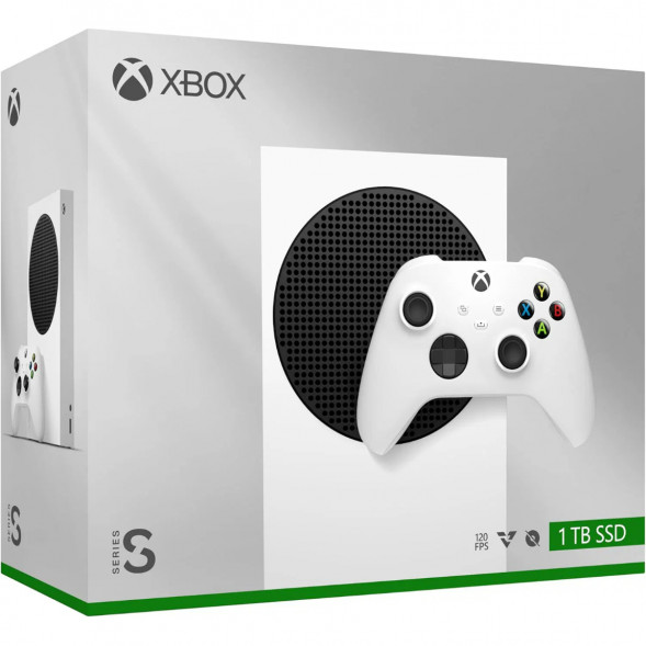 Игровая приставка Microsoft Xbox Series S, 1 ТБ, белый в Саранске