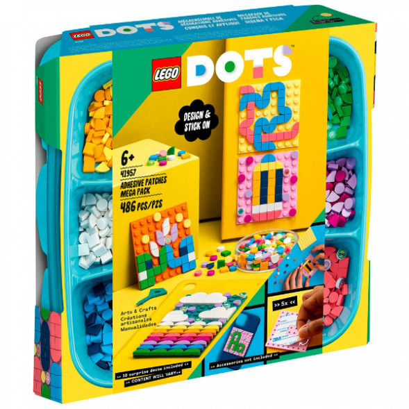 Конструктор LEGO DOTS 41957 Большой набор пластин-наклеек с тайлами в Саранске