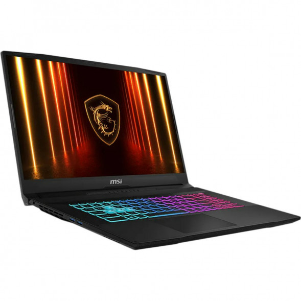 Ноутбук MSI Katana 17 HX B14WGK-274XRU (17.3&amp;quot;, IPS, Intel Core i7 14650HX 2.2ГГц, 16 ядер, 32ГБ DDR5, 1ТБ SSD, NVIDIA GeForce RTX 5070 - 8 ГБ, TGP 115Вт, без ОС), черный в Саранске