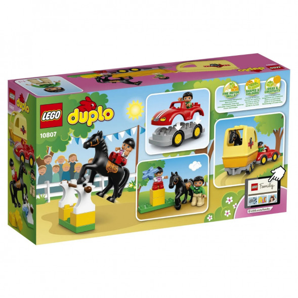Конструктор LEGO DUPLO Town 10807 Трейлер для лошадок в Саранске