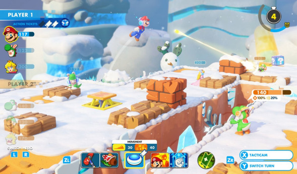 Игра Mario + Rabbids Kingdom Battle [Nintendo Switch, английский язык] в Саранске