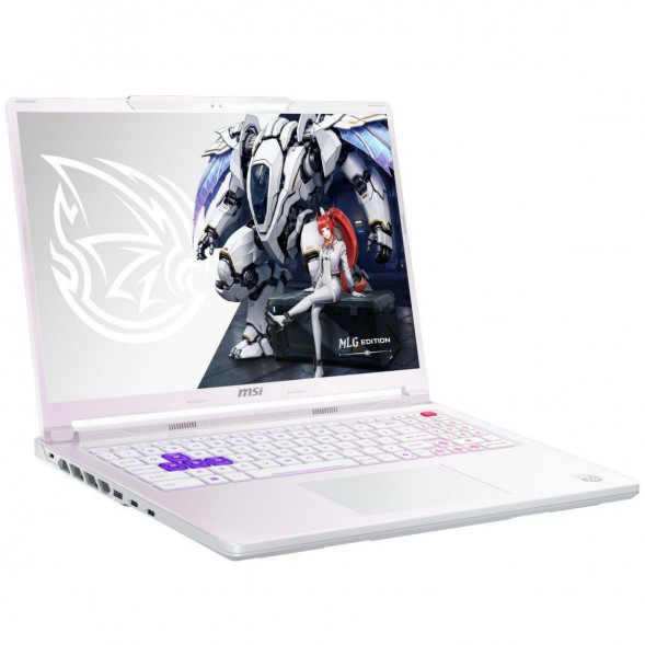 Ноутбук MSI Crosshair A16 HX MLG Edition E8WGXK-089XRUY (16&amp;quot;, IPS, AMD Ryzen 9 8940HX 2.4ГГц, 16 ядер, 16ГБ DDR5, 1ТБ SSD, NVIDIA GeForce RTX 5070 - 12 ГБ, без ОС), белый в Саранске