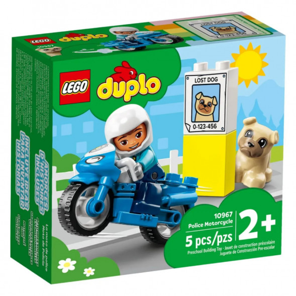 Конструктор LEGO DUPLO 10967 Полицейский мотоцикл в Саранске