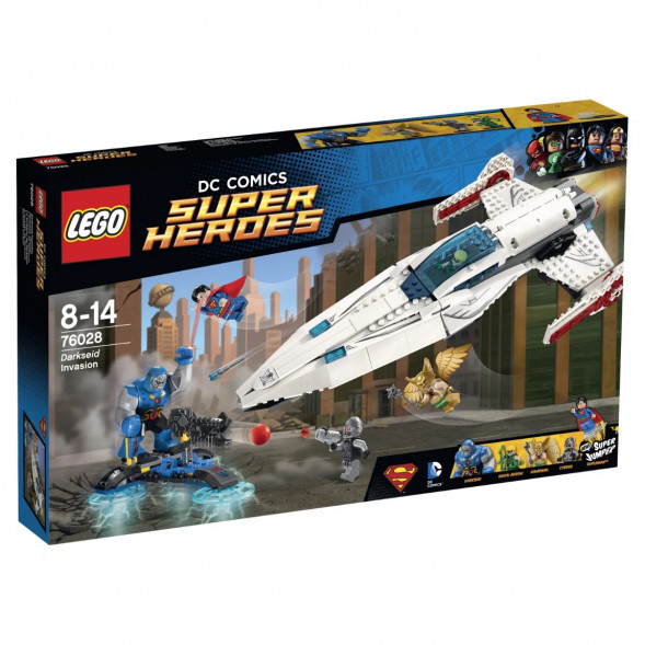 Конструктор LEGO Super Heroes 76028 Вторжение Дарксайда в Саранске