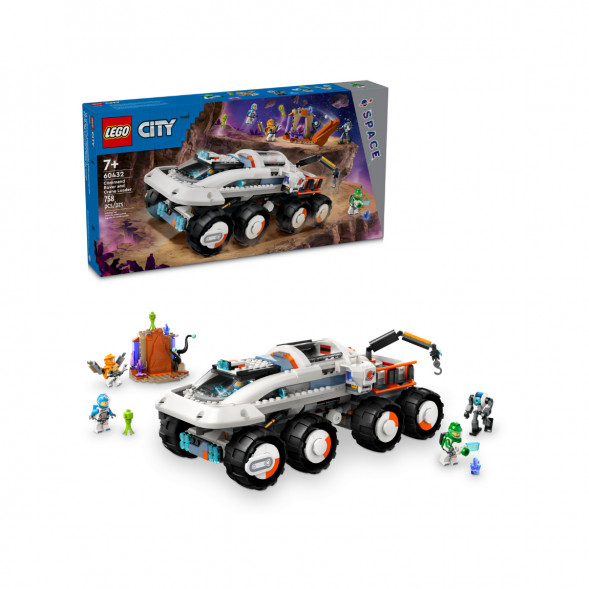 Конструктор LEGO City 60432 Командный вездеход и кран-погрузчик в Саранске