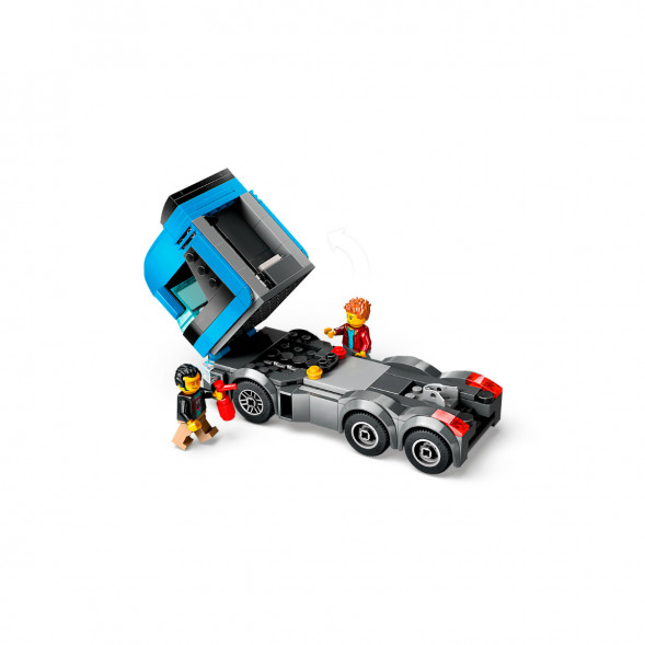 Конструктор LEGO City 60408 Грузовик-автовоз со спортивными автомобилями в Саранске