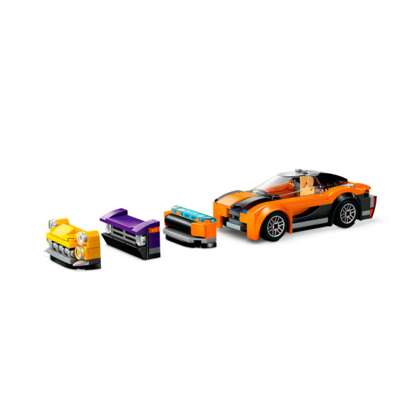 Конструктор LEGO City 60408 Грузовик-автовоз со спортивными автомобилями в Саранске