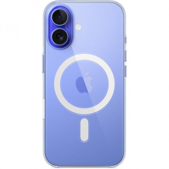 Чехол Apple Clear Case with MagSafe для iPhone 16 Plus, прозрачный (MA7D4ZM/A) в Саранске