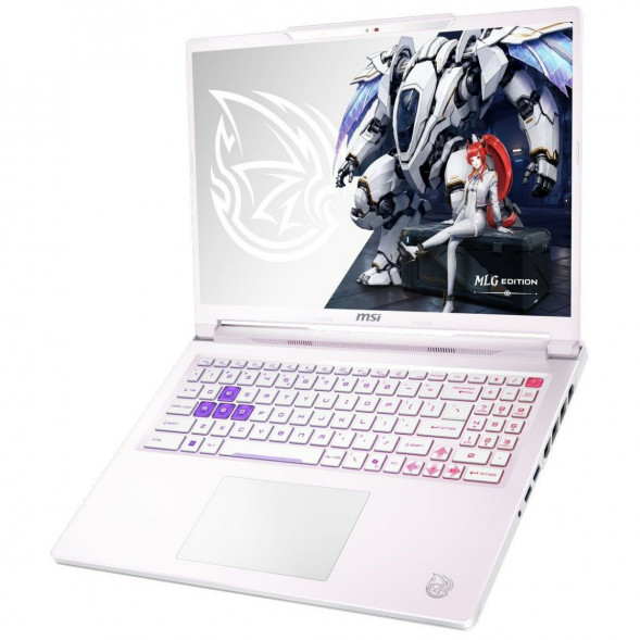 Ноутбук MSI Crosshair A16 HX MLG Edition E8WFK-090XRUY (16&amp;quot;, IPS, AMD Ryzen 9 8940HX 2.4ГГц, 16 ядер, 16ГБ DDR5, 1ТБ SSD, NVIDIA GeForce RTX 5060 - 8 ГБ, без ОС), белый в Саранске