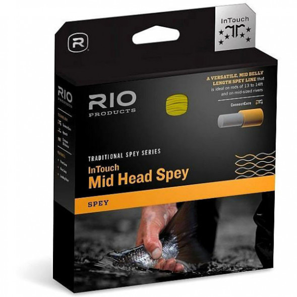 Леска RIO InTouch Mid Head Spey 9/10F 710gr, Green/Orange/Straw в Саранске
