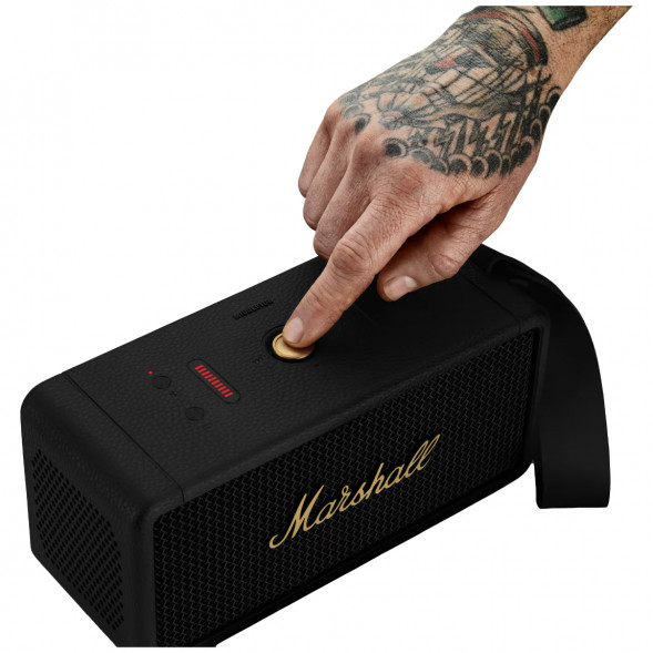 Портативная акустика Marshall Middleton, 60 Вт, черный и латунный в Саранске