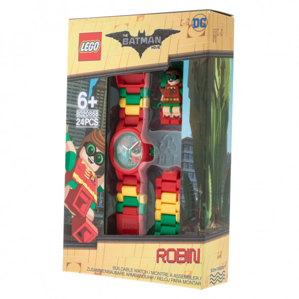 Часы LEGO Super Heroes 8020868 Batman Movie Робин с минифигуркой в Саранске