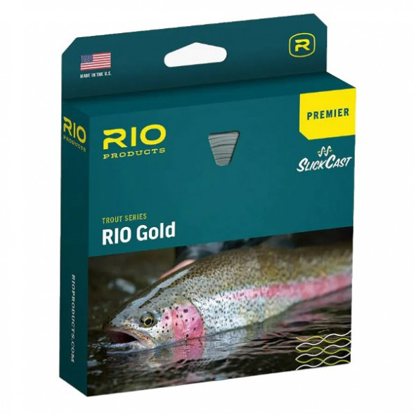 Леска RIO Premier Gold Floating Fly Line WF6F, мох/золото в Саранске