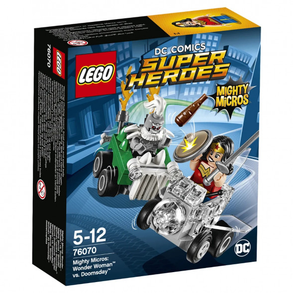 Конструктор LEGO Super Heroes 76070 Mighty Micros: Чудо-женщина против Думсдэя в Саранске