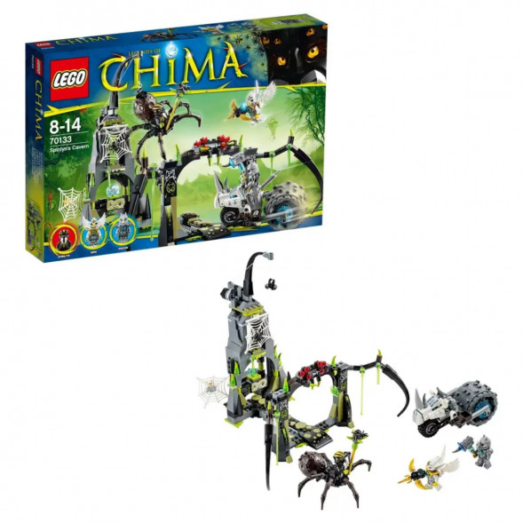 Конструктор LEGO Legends Of Chima 70133 Пещера Спинлина в Саранске