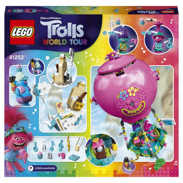 Конструктор LEGO Trolls 41252 Путешествие Розочки на воздушном шаре в Саранске