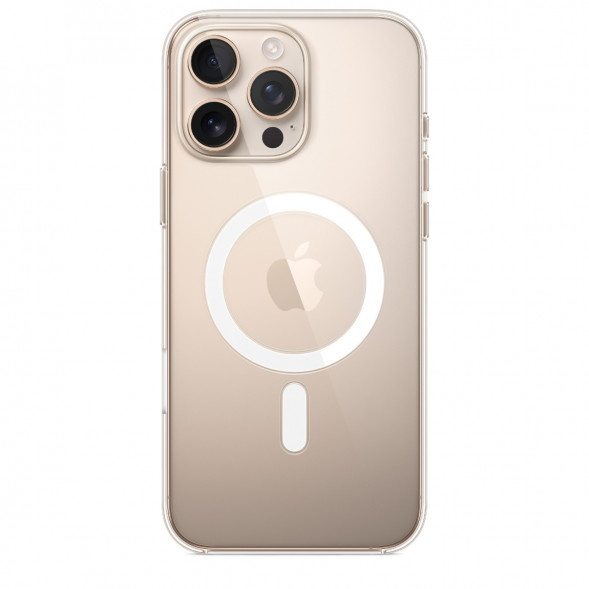 Чехол Apple Clear Case with MagSafe для iPhone 16 Pro Max, прозрачный (MA7F4ZM/A) в Саранске