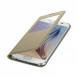Чехол для Samsung Galaxy S6 S-View Cover (EF-CG920BFE), Gold в Саранске