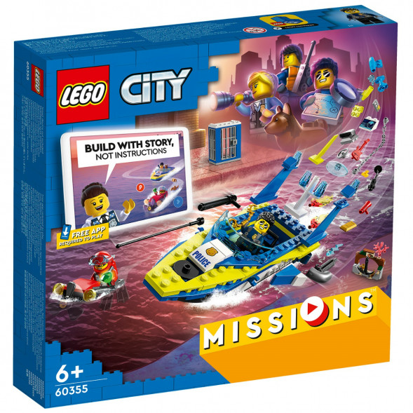 Конструктор LEGO City 60355 Детективные миссии водной полиции в Саранске