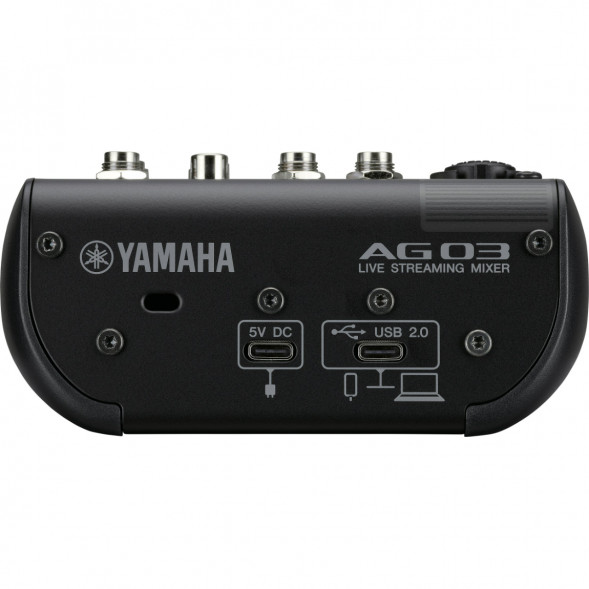 Микшер для стриминга Yamaha AG03MK2 LSPK Live Stream Black с аксессуарами в Саранске