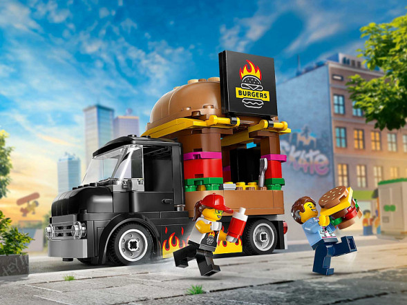 Конструктор LEGO City 60404 Бургерная на колесах в Саранске