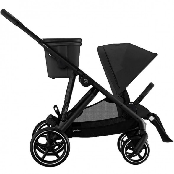 Детская коляска Cybex Gazelle S BLK Moon Black с корзиной и дождевиком в Саранске