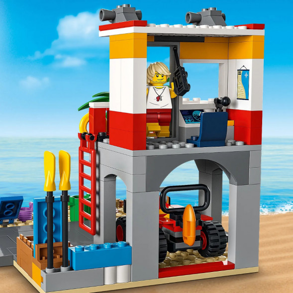 Конструктор LEGO City 60328 Пост спасателей на пляже в Саранске