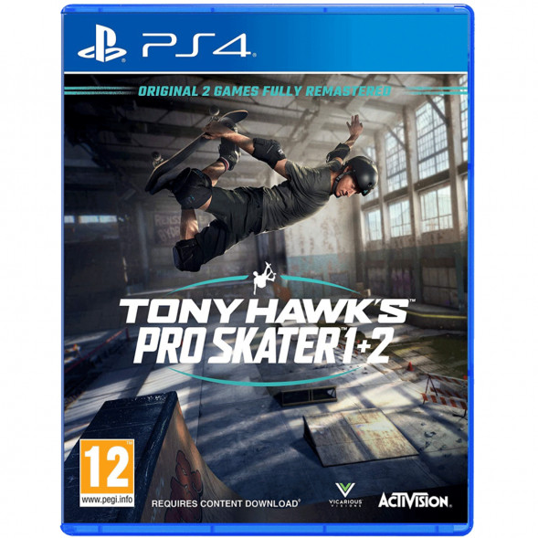 Игра Tony Hawk&amp;#039;s Pro Skater 1 + 2 [PS4, английская версия] в Саранске