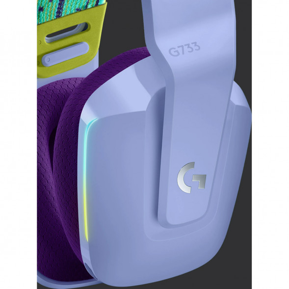 Игровая гарнитура Logitech G733 RGB Lightspeed Wireless, сиреневый в Саранске