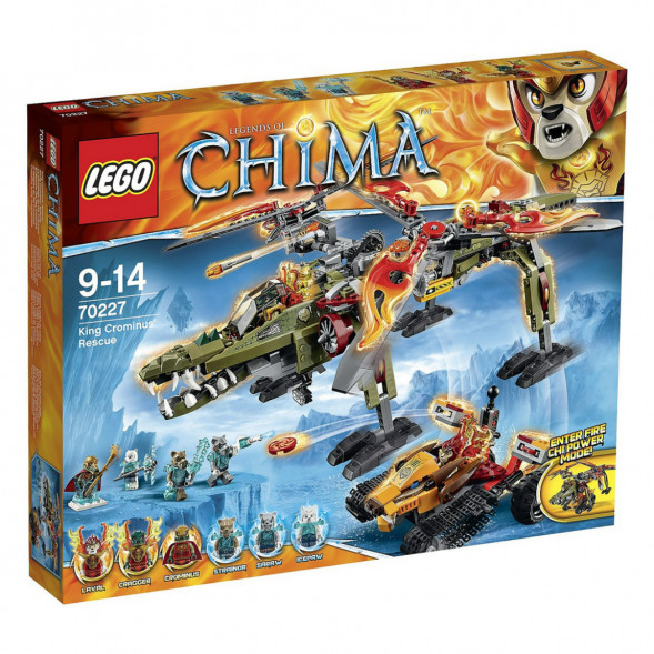 Конструктор LEGO Legends of Chima 70227 Спасение короля Кроми в Саранске