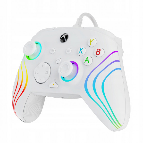 Геймпад проводной PDP для Xbox Afterglow Wave, White в Саранске