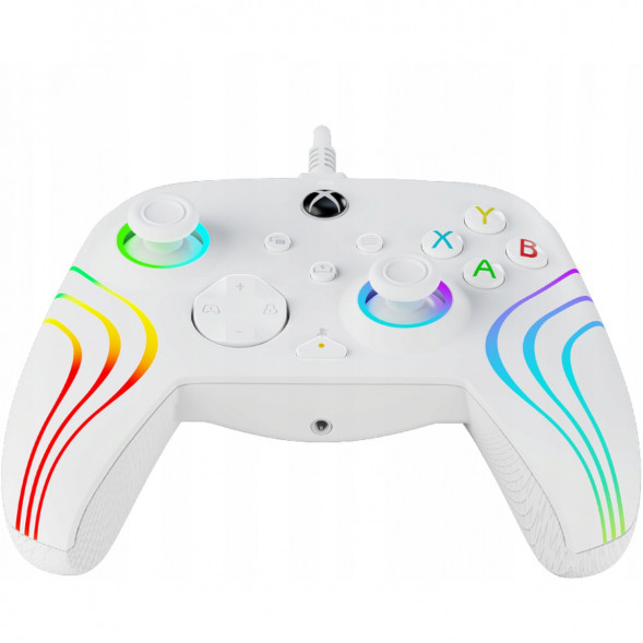 Геймпад проводной PDP для Xbox Afterglow Wave, White в Саранске