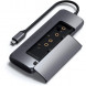 Док-станция Satechi USB-C Hybrid Multiport Adapter (with SSD Enclosure M.2 SATA, 2xUSB 3.1, USB Type-C, HDMI), Серый ST-UCHSEM в Саранске
