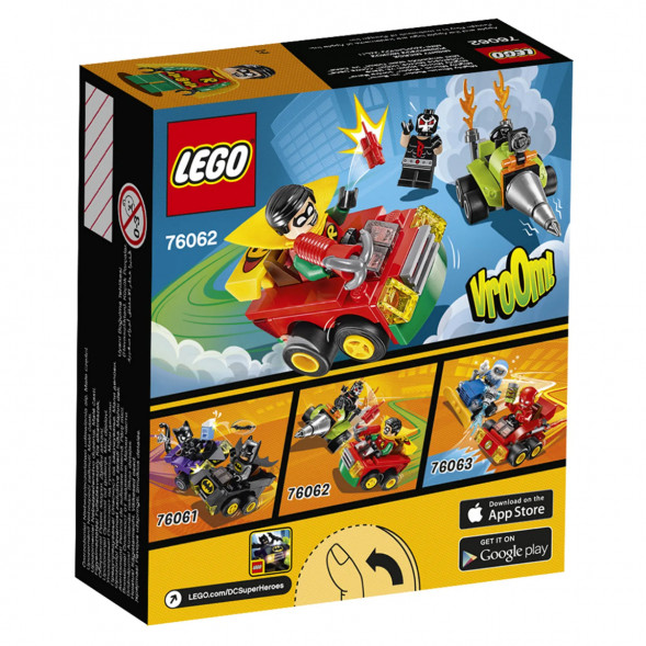 Конструктор LEGO Super Heroes 76062 Робин против Бэйна в Саранске
