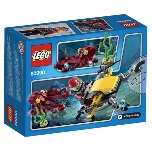 Конструктор LEGO City Deep Sea Explorers 60090 Глубоководный скутер в Саранске