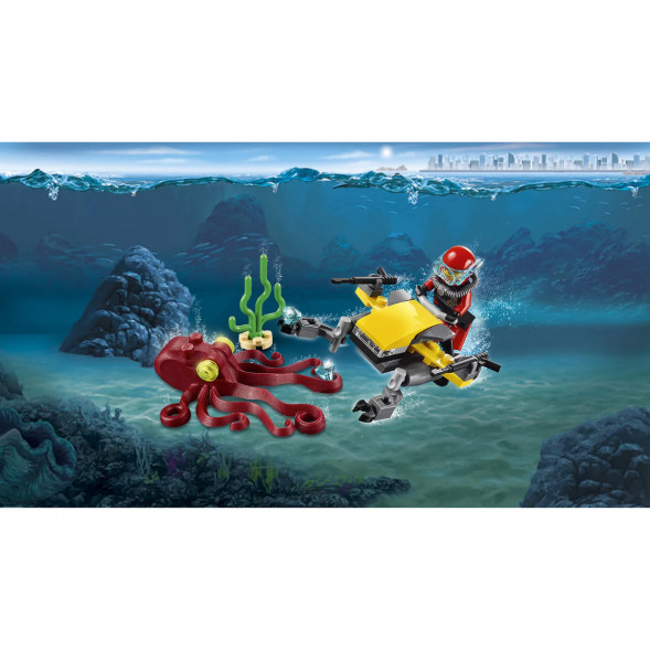 Конструктор LEGO City Deep Sea Explorers 60090 Глубоководный скутер в Саранске