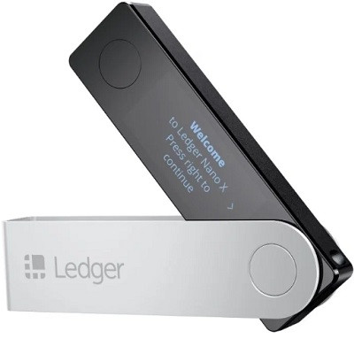 Аппаратный криптокошелек Ledger Nano X , черный в Саранске