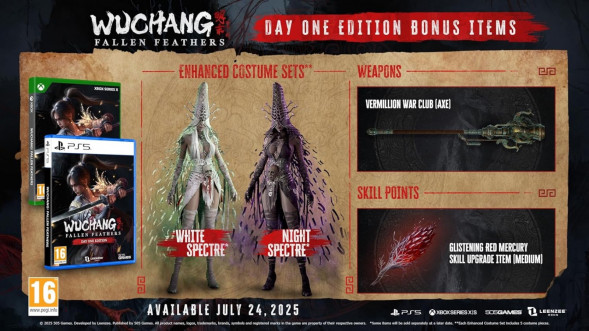 Игра Wuchang: Fallen Feathers. Day One Edition [PS5, русские субтитры] в Саранске