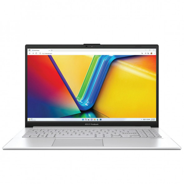 Ноутбук ASUS VivoBook Go 15 E1504FA-BQ5029 (15.6&amp;quot;, AMD Ryzen 5 40, 2.8 GHz, 4 ядра, 8 ГБ DDR5, 512 ГБ SSD, AMD Radeon 610M, Windows 11 Professional), серебристый в Саранске