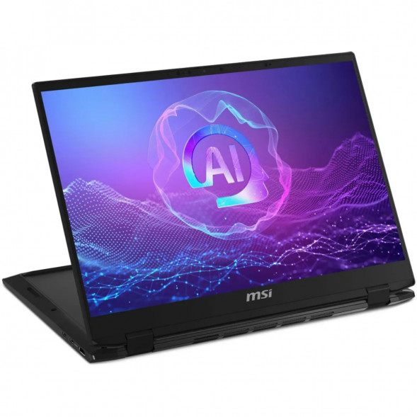 Ноутбук трансформер MSI Summit 16 AI Evo A2HMTG-057RU (16&amp;quot;, IPS, Intel Core Ultra 7 255H 2ГГц, 16 ядер, 16ГБ LPDDR5, 1ТБ SSD, Intel Arc 140T, Windows 11 Home), черный в Саранске