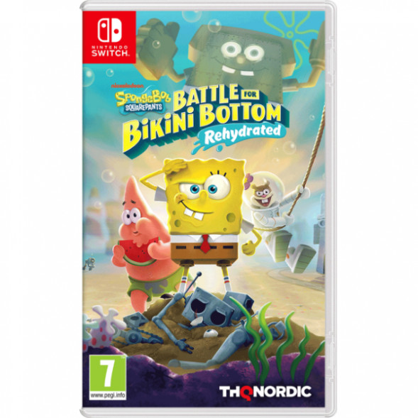 Игра SpongeBob SquarePants: Battle for Bikini Bottom - Rehydrated [Nintendo Switch, русские субтитры] в Саранске